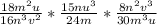 \frac{18m^2u}{16n^3v^2} * \frac{15nu^3}{24m}*\frac{8n^2v^3}{30m^3u}