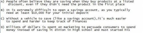 Which of these statements about savings is incorrect? *

1 point
People often believe they are savin