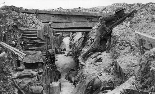 Do you think trench warfare sped up or slowed down the pace of war and why
