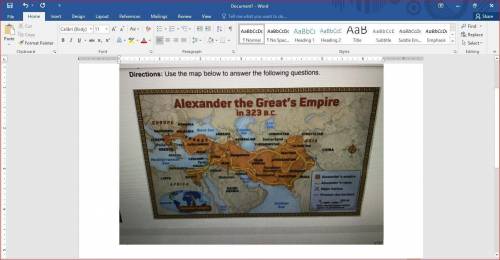 Analyze the map and explain how an archaeologist could find a tomb in Egypt with Greek writing on th