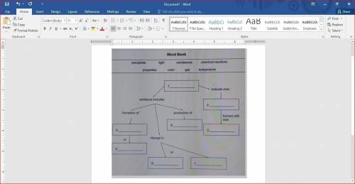 Graphic organizer: Use the terms in the word bank to complete the graphic organizer below: Word Bank