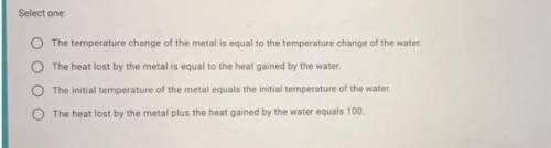 In the Energy and Specific Heat lab, you measure the temperature change of water to study the specif