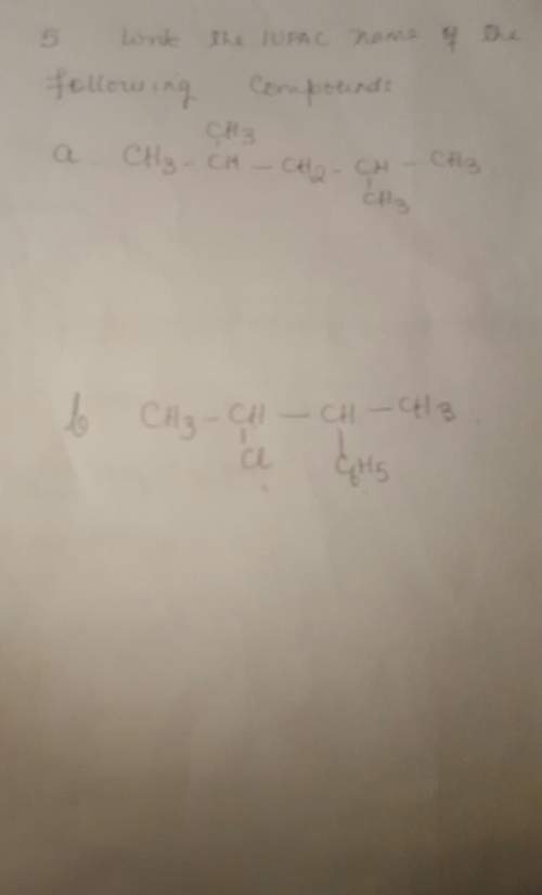 Hi there needing with the iupac names for these compounds