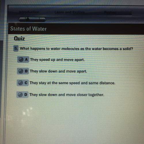 What happens to water molecules as the water becomes a solid?