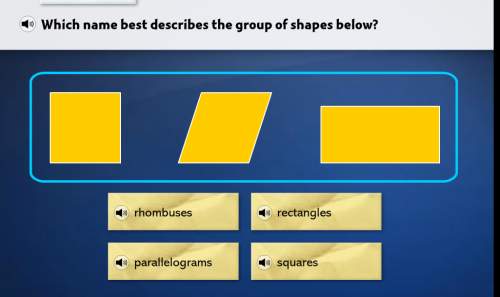 Which name best describes the group of shapes below pls look at pic added