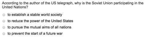 According to the author of the us telegraph, why is the soviet union participating in the  uni