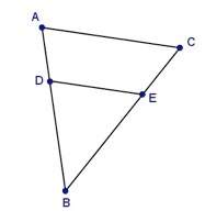 Use δabc below to answer the question that follows:  which fact is not used to prove tha