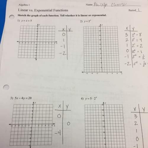 Does anyone know linear vs exponential functions ?