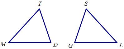 Line mt is congruent to line gl and ∠m is congruent to ∠g. what additional information is necessary