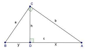 Given: δabc is a right triangle. prove: a2 + b2 = c2 right triangle bca with sid