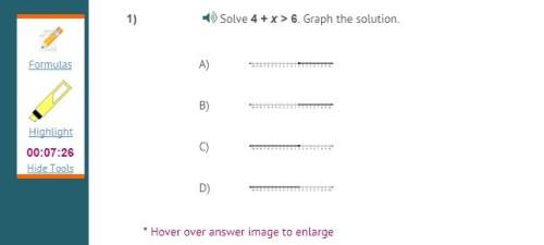 Solve 4 + x &gt; 6. graph the solution.