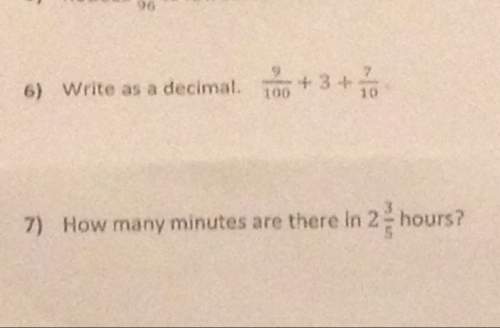 Give me the answers for problems 6 and 7
