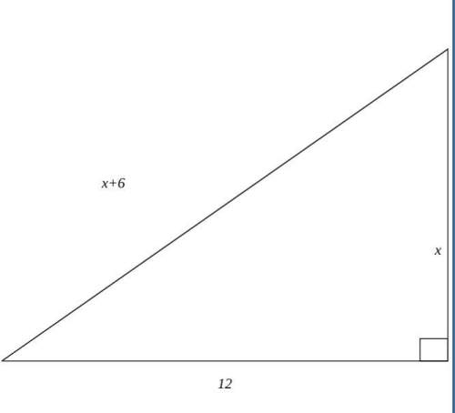 Use the given figure to find the length of x