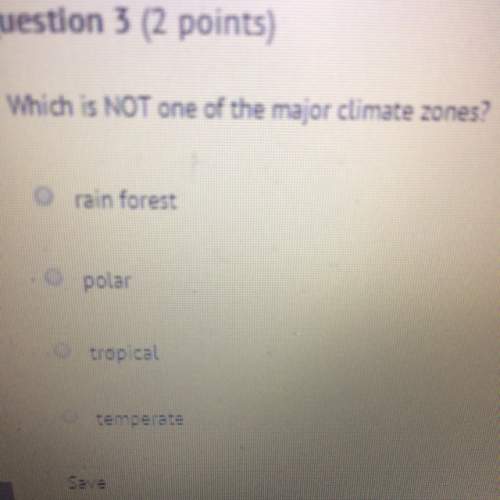 Which is not one of the major climatic zones science !