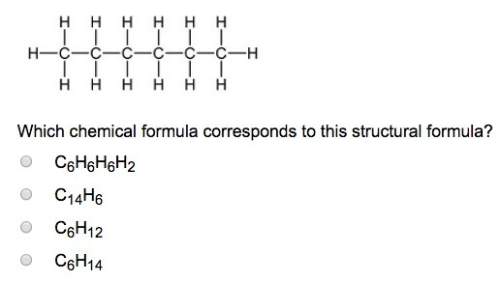 Which chemical formula corresponds to this structural formula?