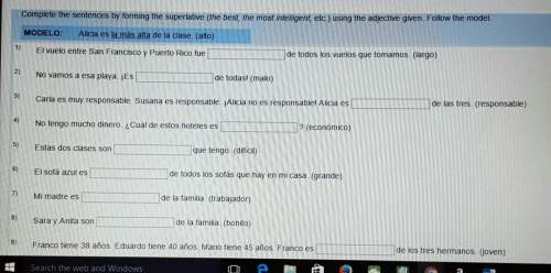 Spanish question involving superlatives