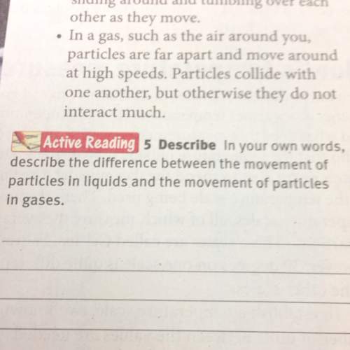 What's the difference between the movement of particles in liquid and the movement of particles in g