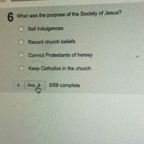 What was the purpose of the society of jesus