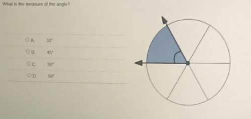 What is a measure of this angle? click to see answers and angle