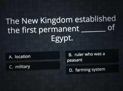 Ibelieve the answer should be the military because egypt would already have a farming system establi