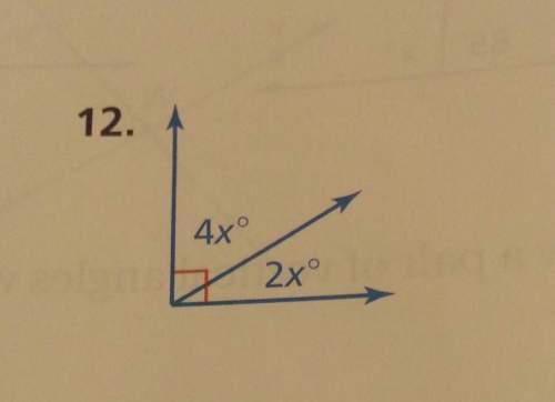 Tell whether the angles are adjacent or vertical. then find the value of x.