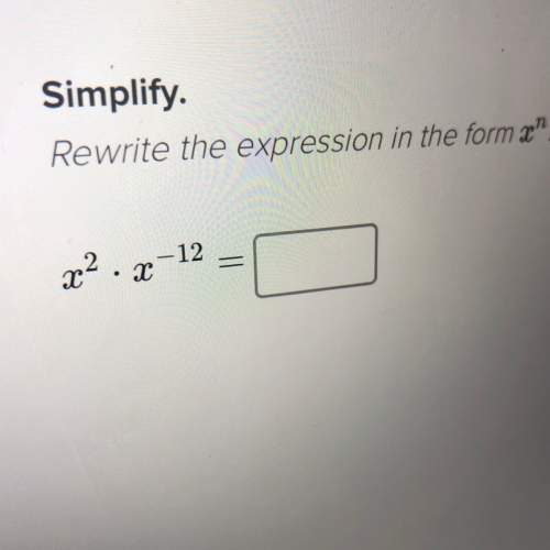 Rewrite the expression in the form x^n