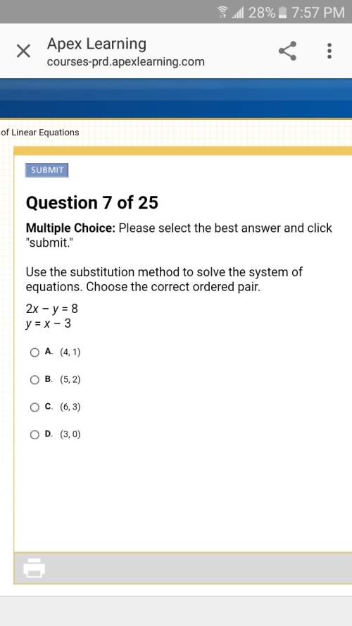 Will give brainest use the substitution method to solve the system of equations. choose the co
