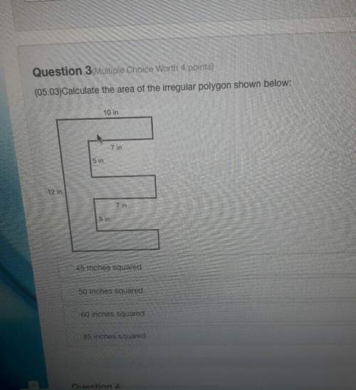 Calculate the area of the irregular polygon shown below dont take this bad answer this question if