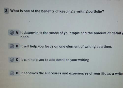 What is one of the benefits of keeping a writing portfolio?