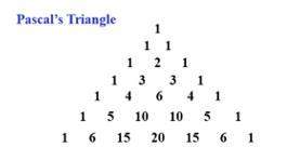 Expand the binomial using pascal's triangle. see the files below.
