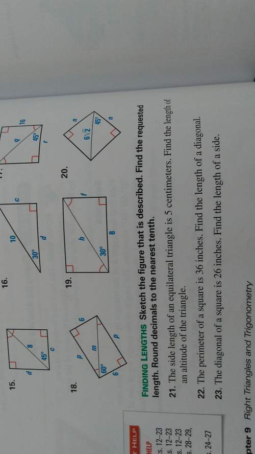 How can i solve for the variables in each triangle?