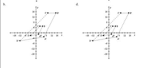 Graph quadrilateral abcd whose vertex matrix is shown below. then graph the dilation of quadrilatera