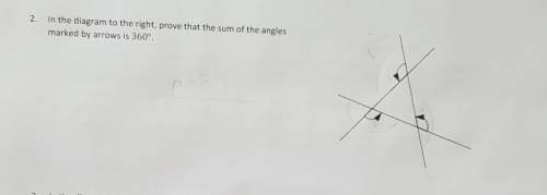 In the diagram to the right, prove that the sum of the angles marked by arrows is 360°