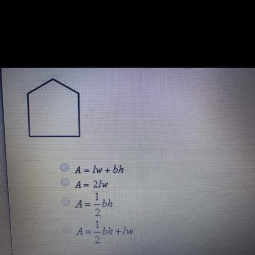 Which formula should be used to find the area of the composite shape?
