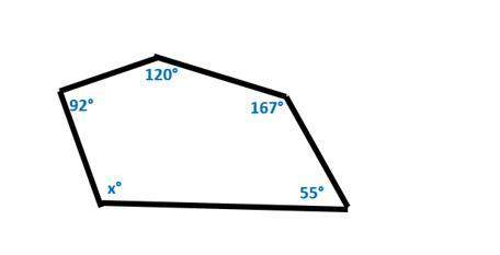 25 points!  find the value of the missing angle.