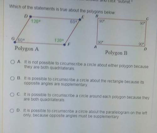 Which of the statements is true about the polygons below