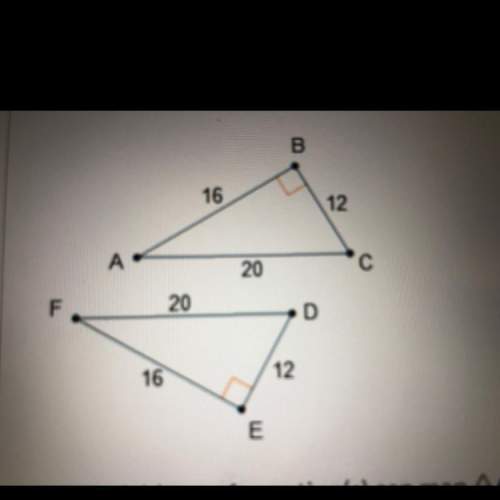 ^picture above^ the triangles are congruent by the sss congruence theorem. which rigid transfo