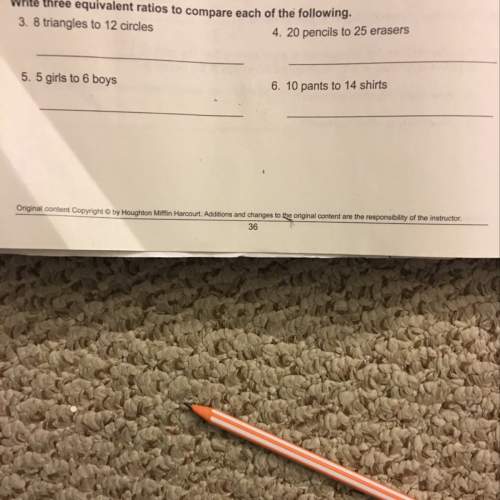 What is the answers for 3 through 6?