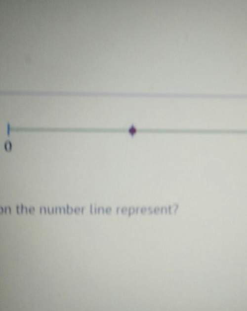 Which fraction does the point on the number line represent