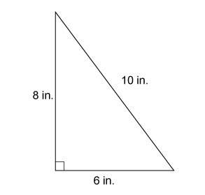 What is the area of this triangle? ! asap! brainliest!  a=bh2 24 in²