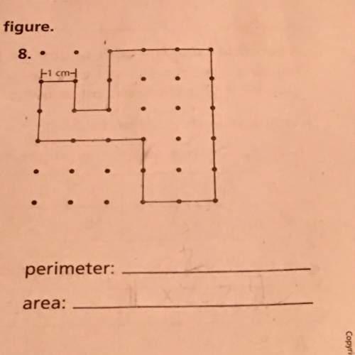 What's the perimeter and area of this object