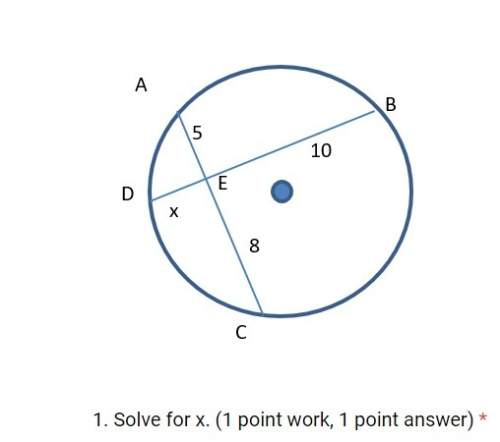 Solve for x. will reward brainliest and 20 points. no absurd answers