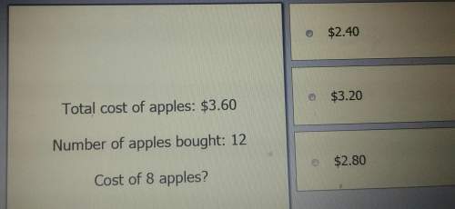 What is the cost of 8 apples?