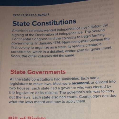 Why do you think the state leaders believed they should have written constitutions?