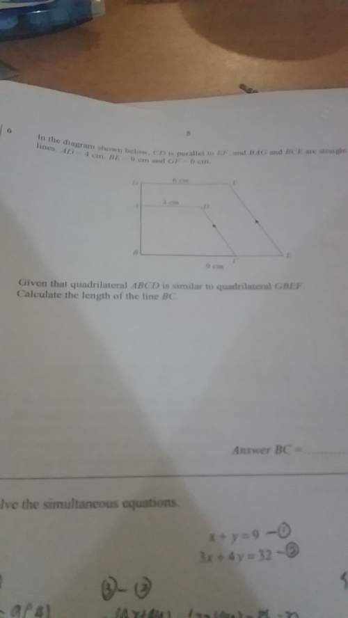 Whats the working to calculate the answer for the length of the line bc