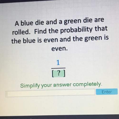 Find the probability that the blue is even and the green is even