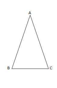 Δabc is an isosceles triangle in which angles b and c are congruent. if m∠b = (2x + 16)° and m∠c = (