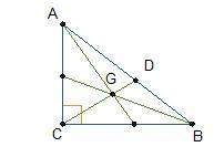 Point g is the centroid of triangle abc. the length of segment cg is 6 units greater than the length