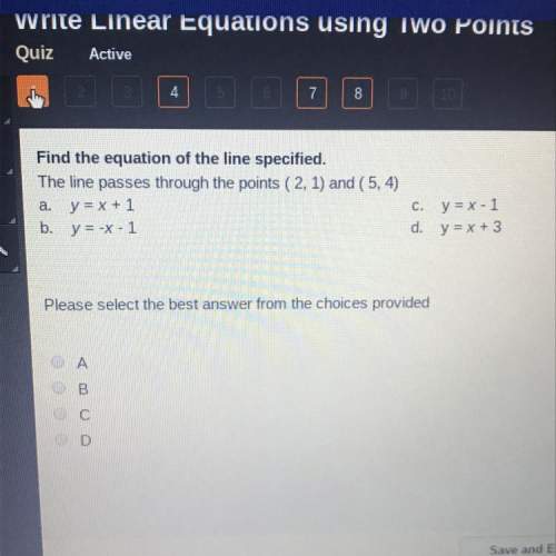 Find the equation of the line specified.