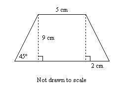 So how do i go about doing this, ik the formula for trapezoid area, but the answer i get isn't in th